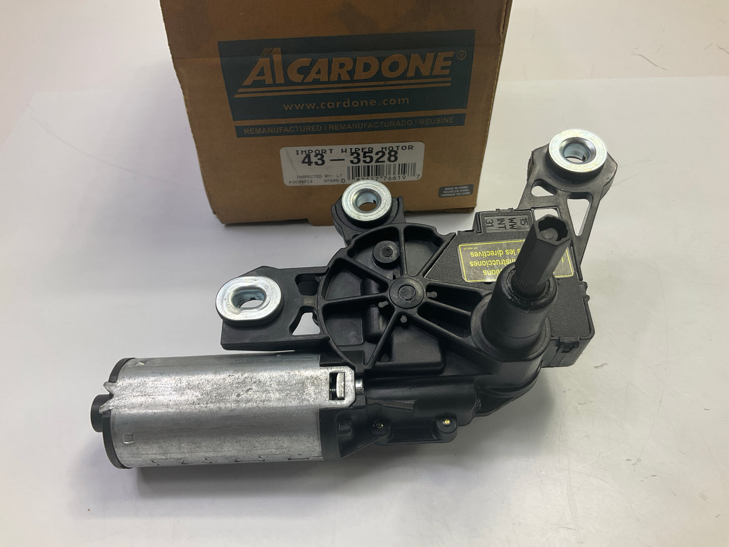 REMAN. Cardone 43-3528 Rear Window Wiper Motor For 1999-2002 Audi A4 Quattro