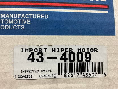 REMAN. Cardone 43-4009 Rear Back Glass Wiper Motor 1984-1985 Honda Accord WAGON
