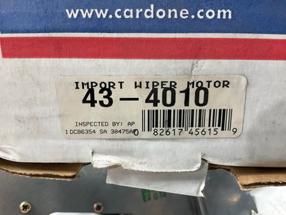 REMAN. Cardone 43-4010 Rear Back Glass Wiper Motor 94-97 Honda Accord WAGON ONLY