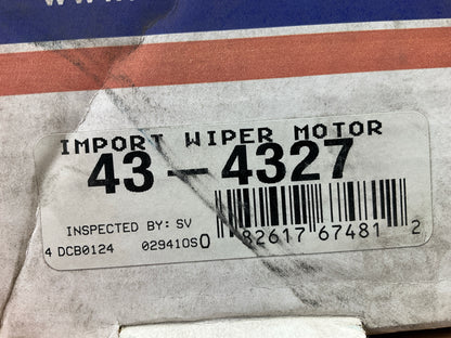 REMAN. Cardone 43-4327 Rear Back Glass Wiper Motor