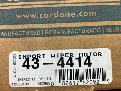 REMAN. Cardone 43-4414 Rear Window Wiper Motor For 2002-2003 Mazda Protege5