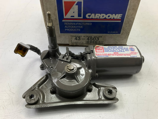 REMAN. Cardone 43-4503 Rear Back Glass Window Wiper Motor For 1985-89 Subaru GL