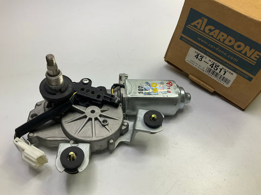 REMAN. Cardone 43-4511 Rear Back Glass Wiper Motor 04-05 Verna 00-05 Accent
