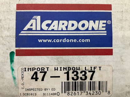 REMAN. Cardone 47-1337 Front Right Power Window Motor