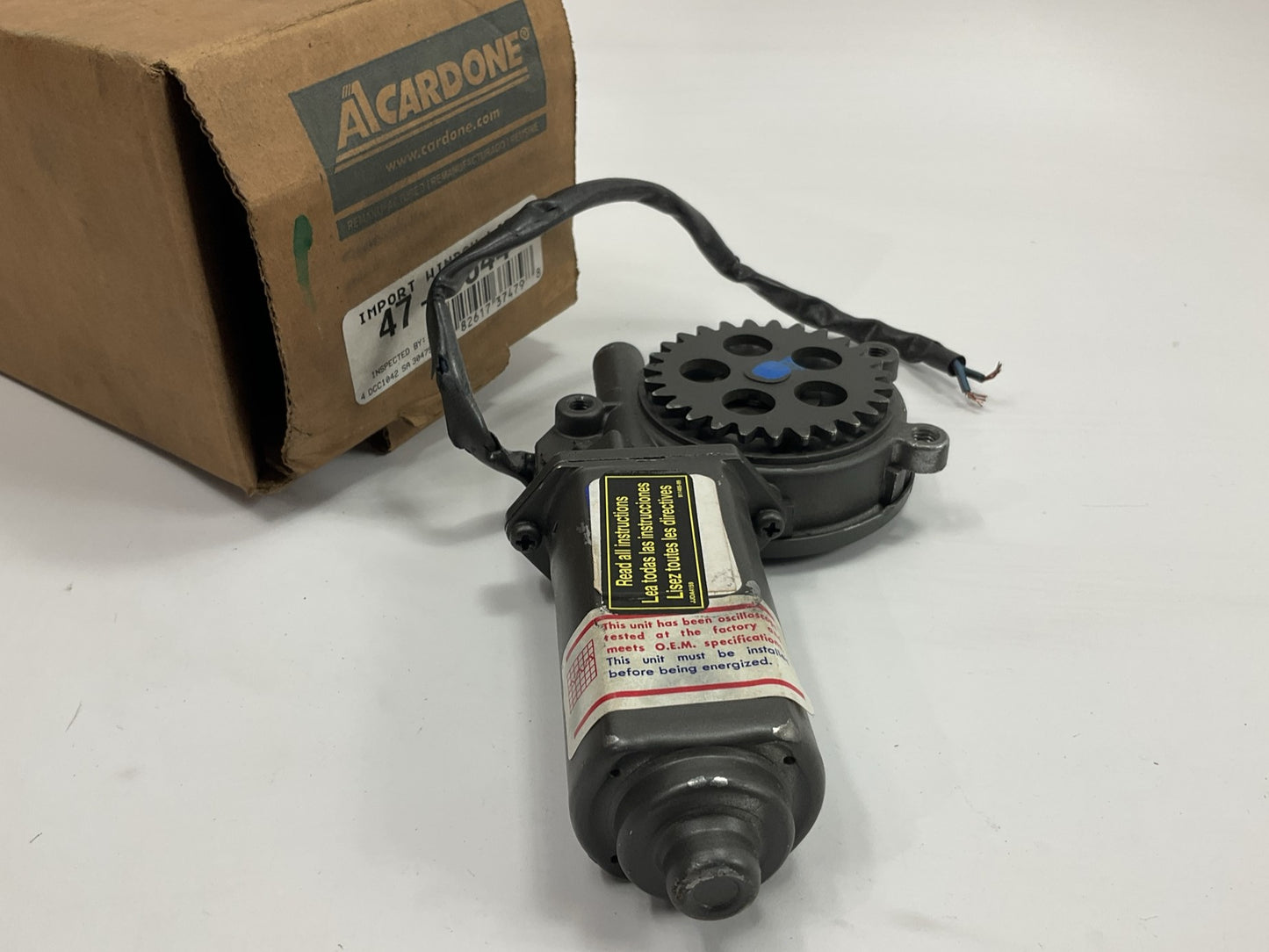 Cardone 47-1344 Front Right Power Window Motor 1994-1997 Passport, Rodeo