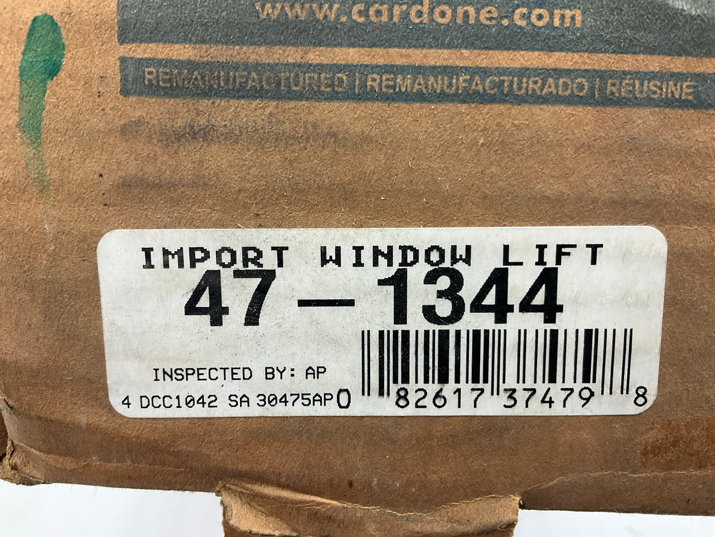 Cardone 47-1344 Front Right Power Window Motor 1994-1997 Passport, Rodeo