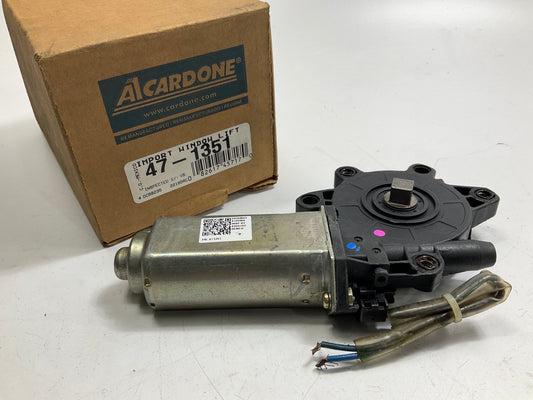 REMAN. Cardone 47-1351 Left Drivers Side Power Window Motor