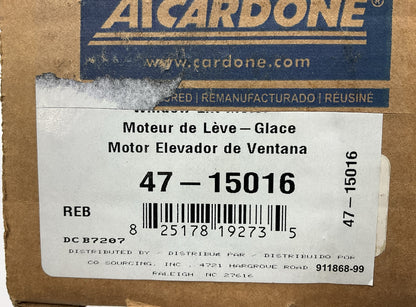 Cardone 47-15016 Front Right Power Window Motor 04-08 TL, TSX, 03-07 Accord