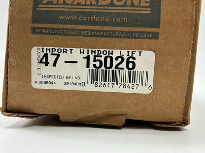 REMAN. Cardone 47-15026 Front Right Power Window Motor For 2004-2008 Acura TL