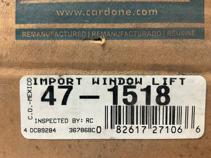 Cardone 47-1518 Front Right Power Window Motor 87-88 Legend 2.7L V6 2-Door COUPE