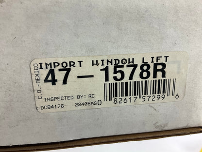 Cardone 47-1578R Rear Right Power Window Motor & Regulator For 1990-1993 Accord