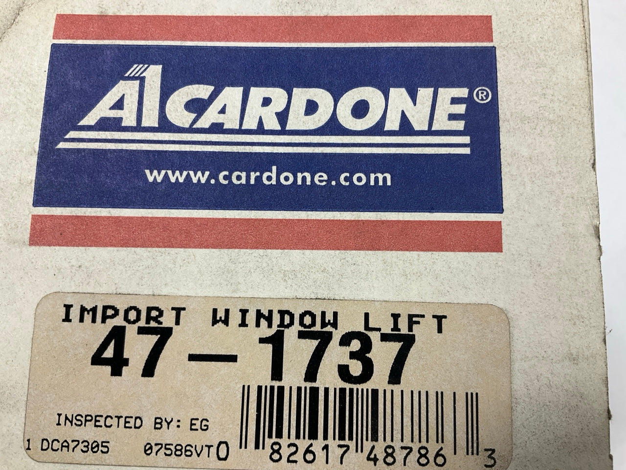 REMAN. Cardone 47-1737 Front Right Power Window Motor - 1995-1998 Mazda Protege