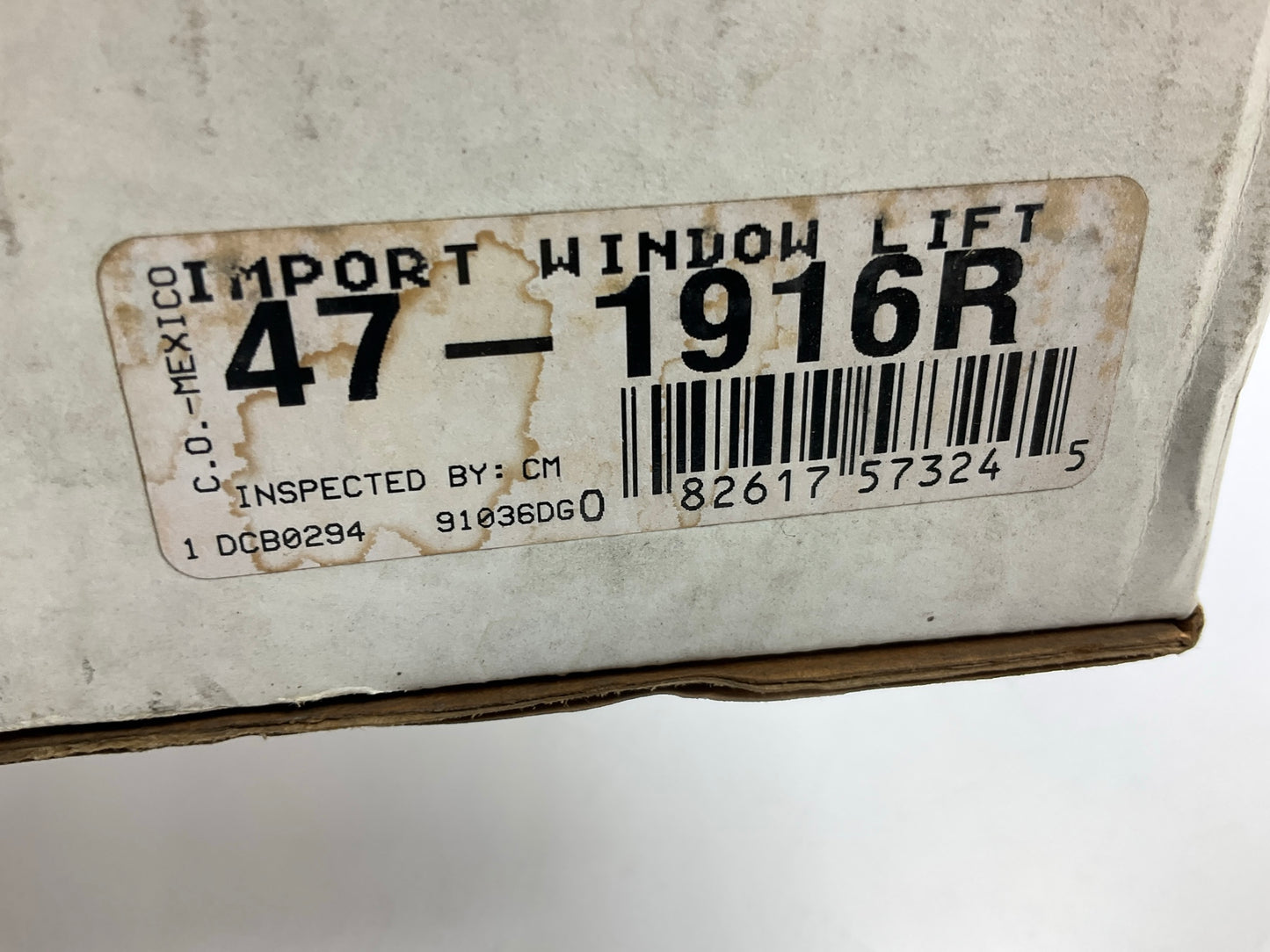 REMAN Cardone 47-1916R Front Left Power Window Motor - 94-98 Mitsubishi Galant