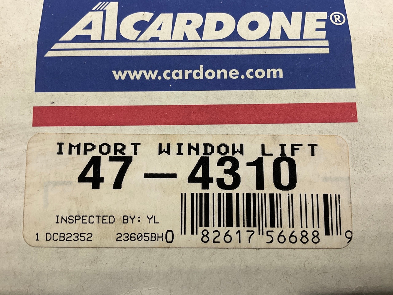 REMAN - Cardone 47-4310 Front Or Rear Right Power Window Motor
