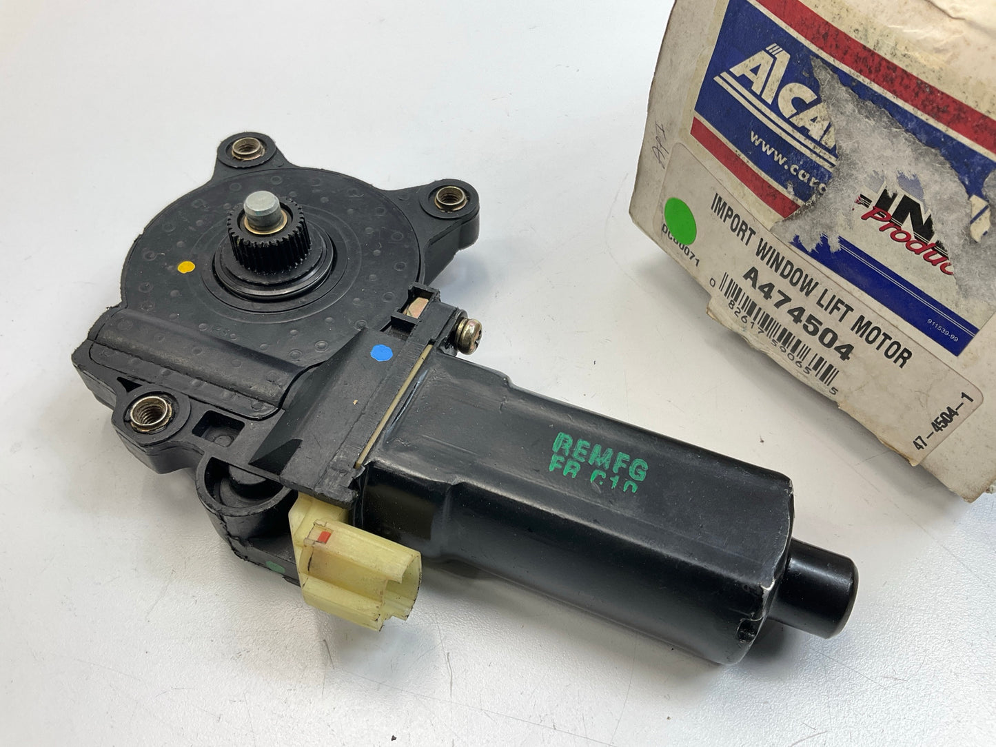 REMAN. Cardone 47-4504 Left Power Window Motor