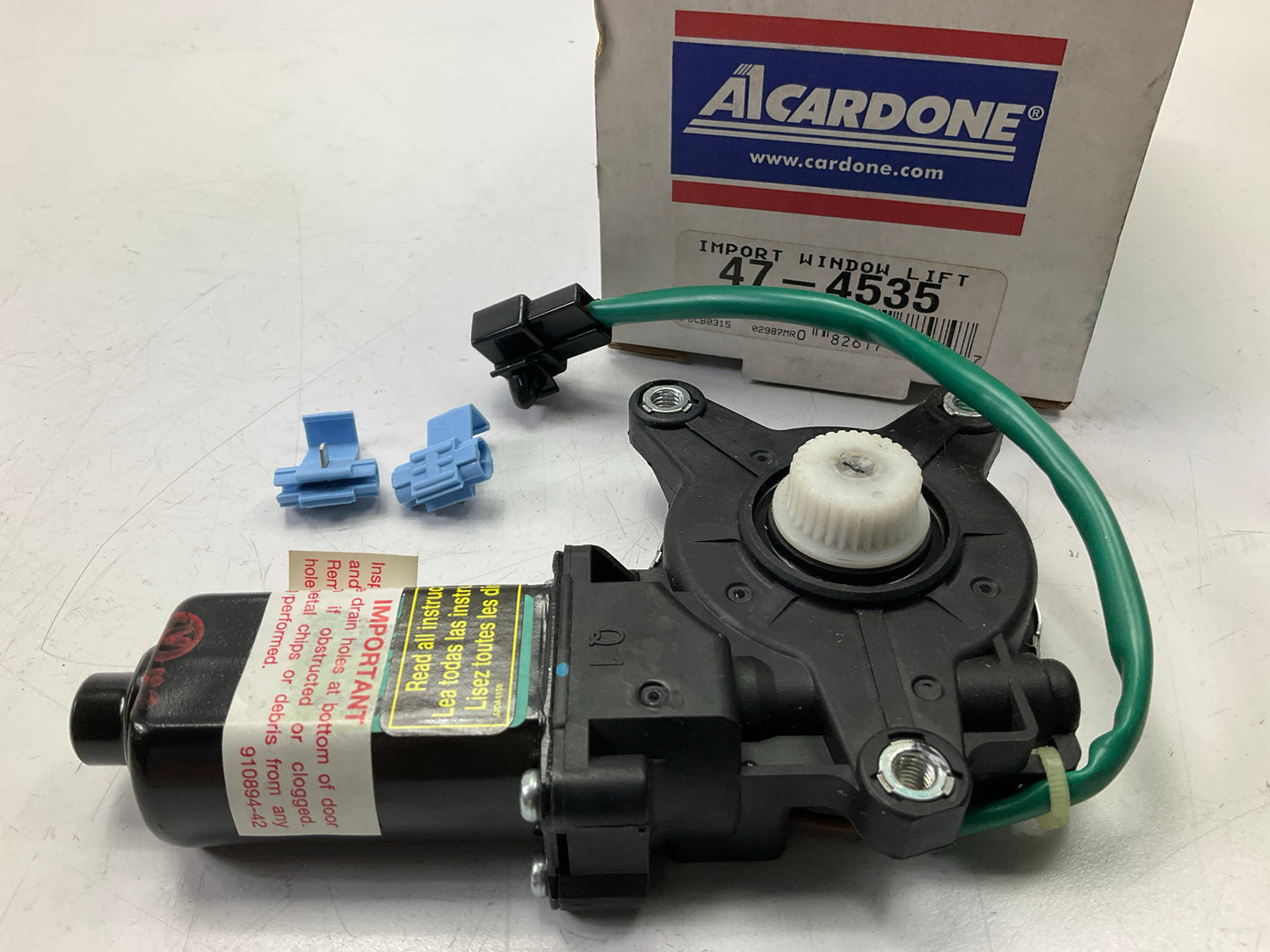 REMAN. Cardone 47-4535 Rear Right Power Window Motor For 1999-2002 Daewoo Nubira