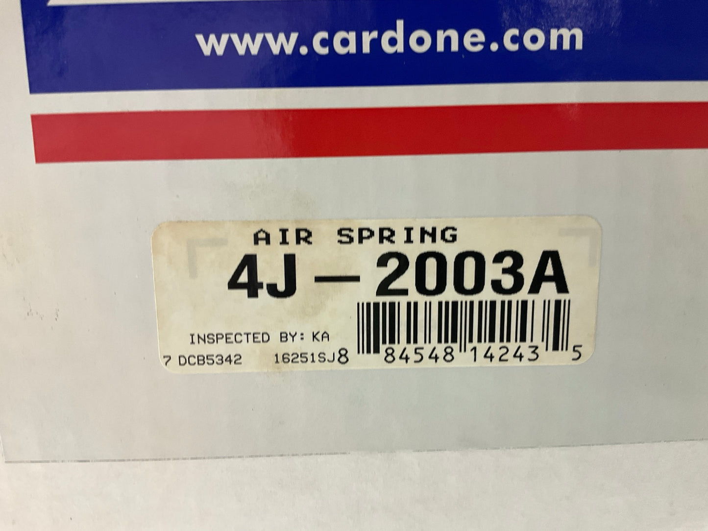 (2) REMAN. Cardone 4J-2003A Front Air Suspension Spring 06-08 Mercedes R500 AWD