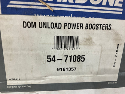 REMAN. Cardone 54-71085 Power Brake Booster