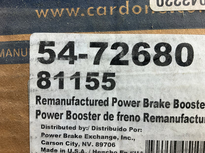 REMAN. Cardone 54-72680 Power Brake Booster