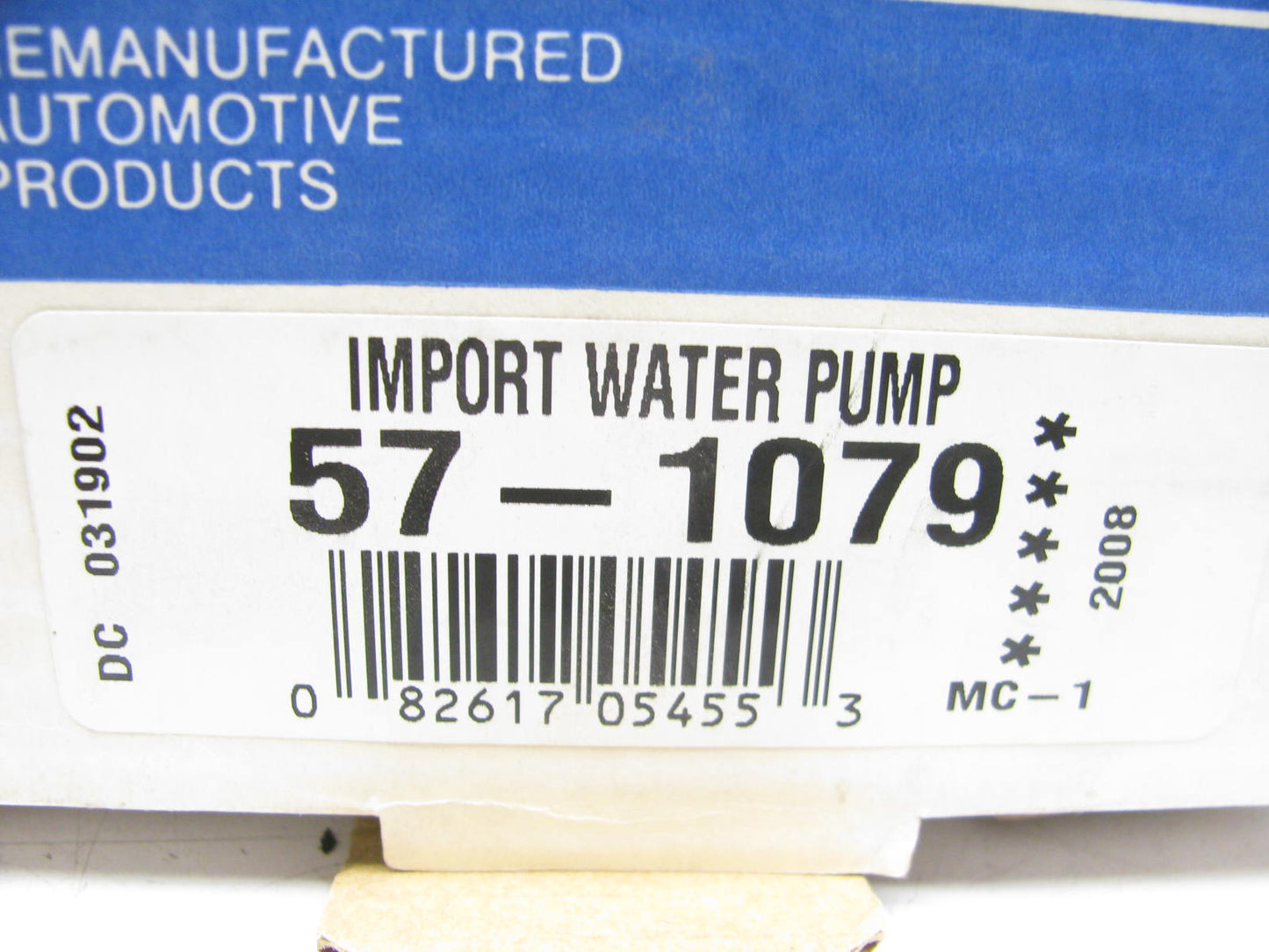 REMAN - Cardone 57-1079 Engine Water Pump For 1977-1983 BMW 1.8L 2.0L