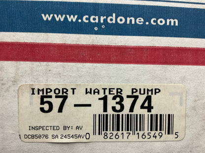 REMAN. Cardone 57-1374 Water Pump For 1989-1995 Mazda MPV, 88-91 Mazda 929 3.0L
