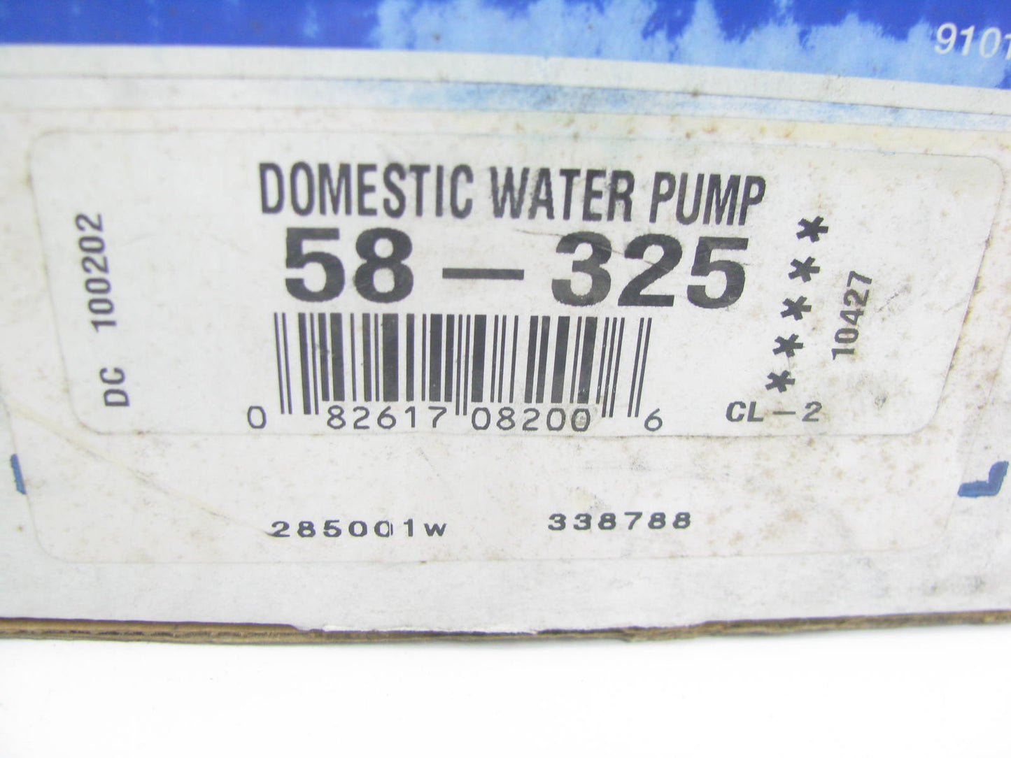 Cardone 58-325 Remanufactured Engine Water Pump 1983-1984 Chevrolet GMC 2.0L-L4