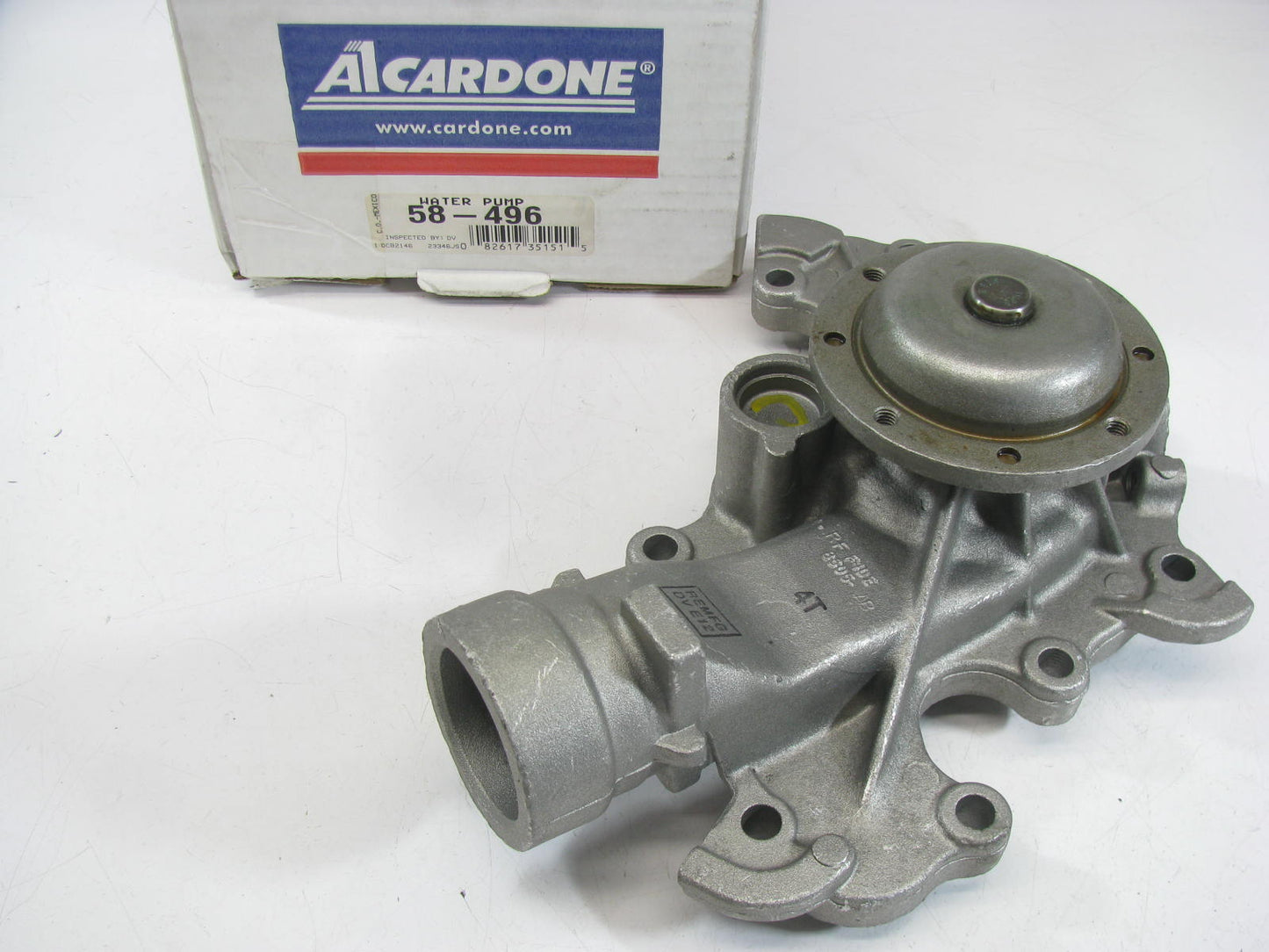 REMAN. Cardone 58-496 Water Pump W/O Gasket - 1994-1995 Ford 3.8L V6