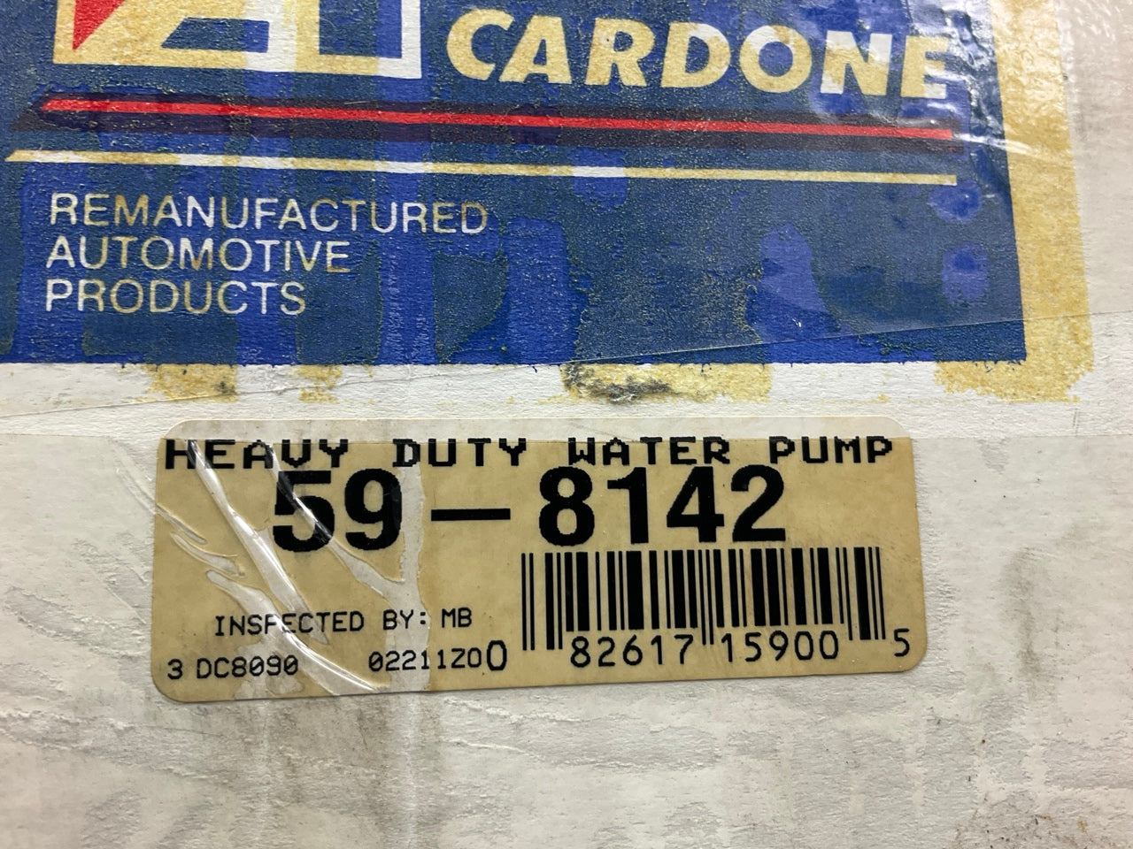 Cardone 59-8142 Engine Water Pump For 1969-1974 Massey Ferguson Tractor MF-135