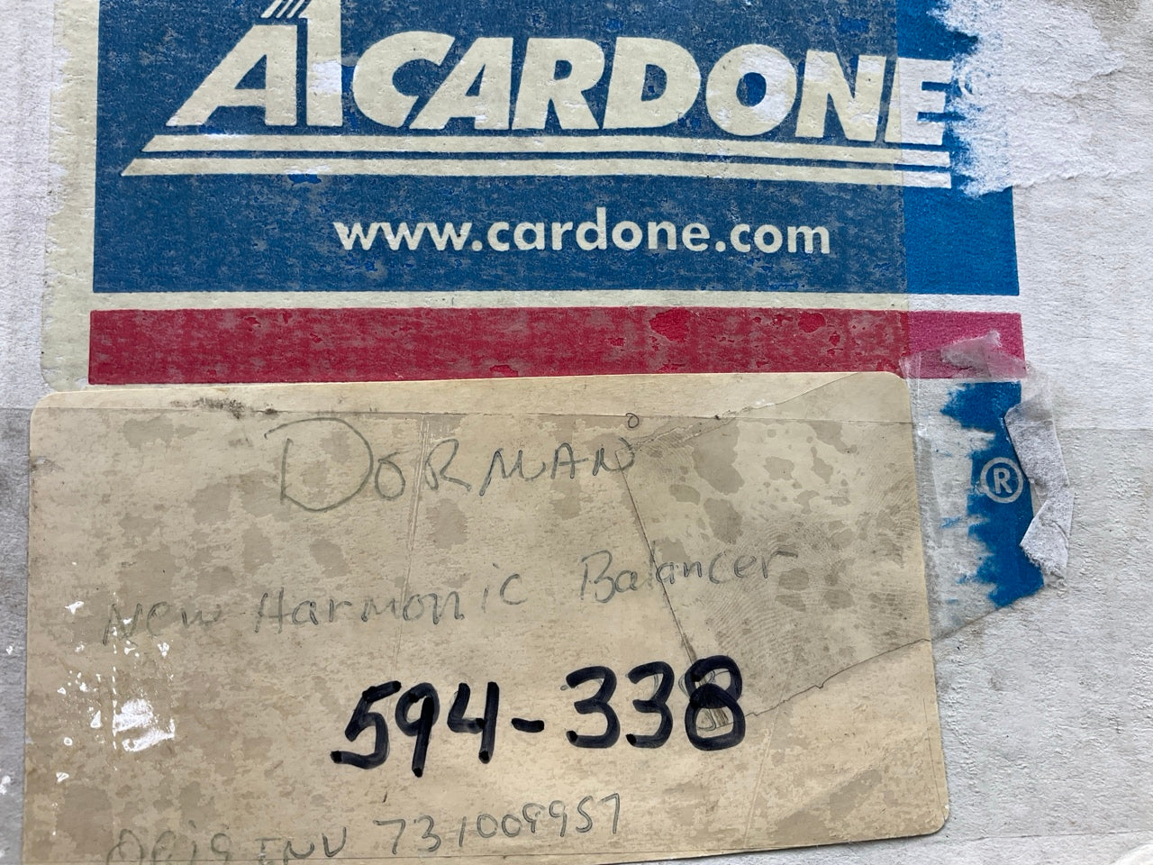 Dorman 594-338 Engine Harmonic Balancer In Cardone Box