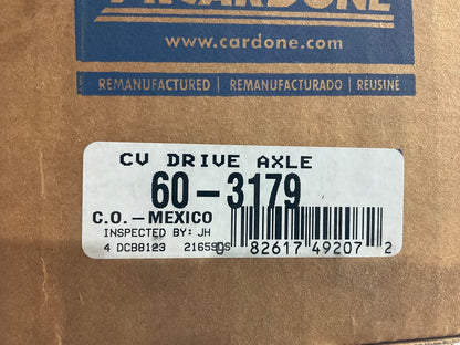 REMAN. Cardone 60-3179 Front Left CV Axle For 95-99 Accent W/O ABS