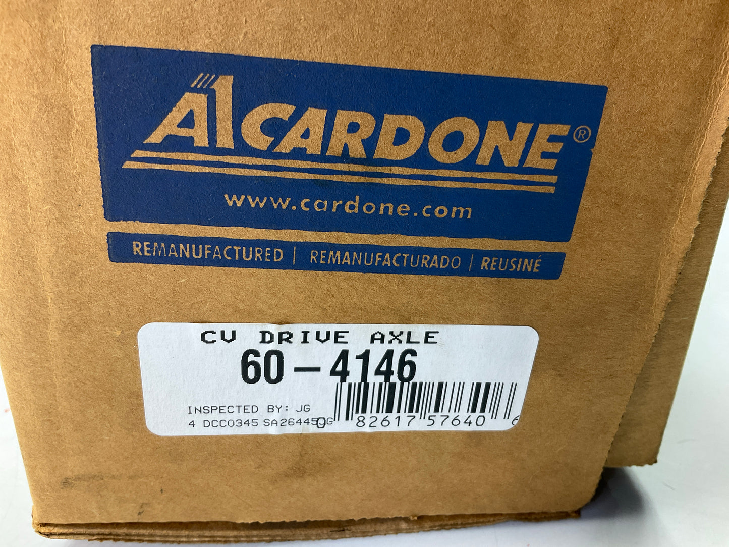 REMAN. Cardone 60-4146 Front Left CV Axle For 1995-1998 Acura TL 2.5L