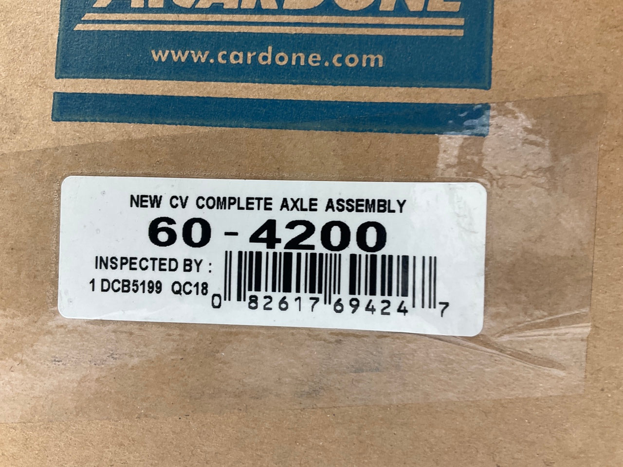NEW Cardone 60-4200 Rear Left CV Drive Axle For 2000-2009 Honda S2000