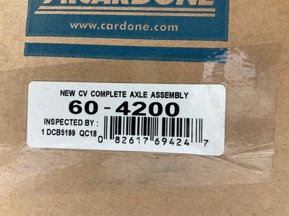 NEW Cardone 60-4200 Rear Left CV Drive Axle For 2000-2009 Honda S2000
