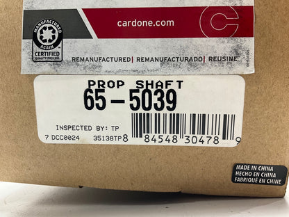Cardone 65-5039 Front Driveshaft Prop Shaft - 2005-2011 Toyota Tacoma 4WD Auto
