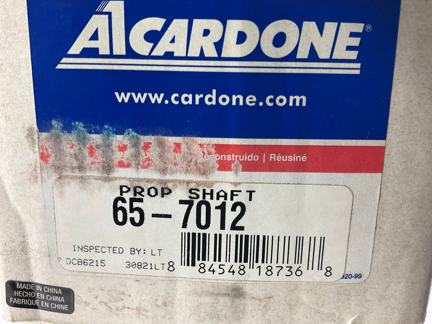 Cardone 65-7012 Front Driveshaft - 2004-2008 Volkswagen Touareg AWD V10 DIESEL