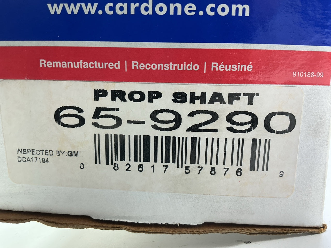 REMAN Cardone 65-9290 Front Driveshaft For 1999-2000 Nissan Frontier 3.3L V6 4WD