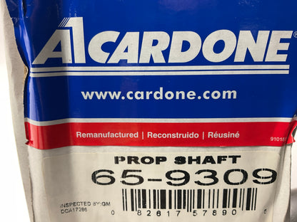 NEW Cardone 65-9309 Front Driveshaft Prop Shaft, 4WD + Manual 5-speed Trans.