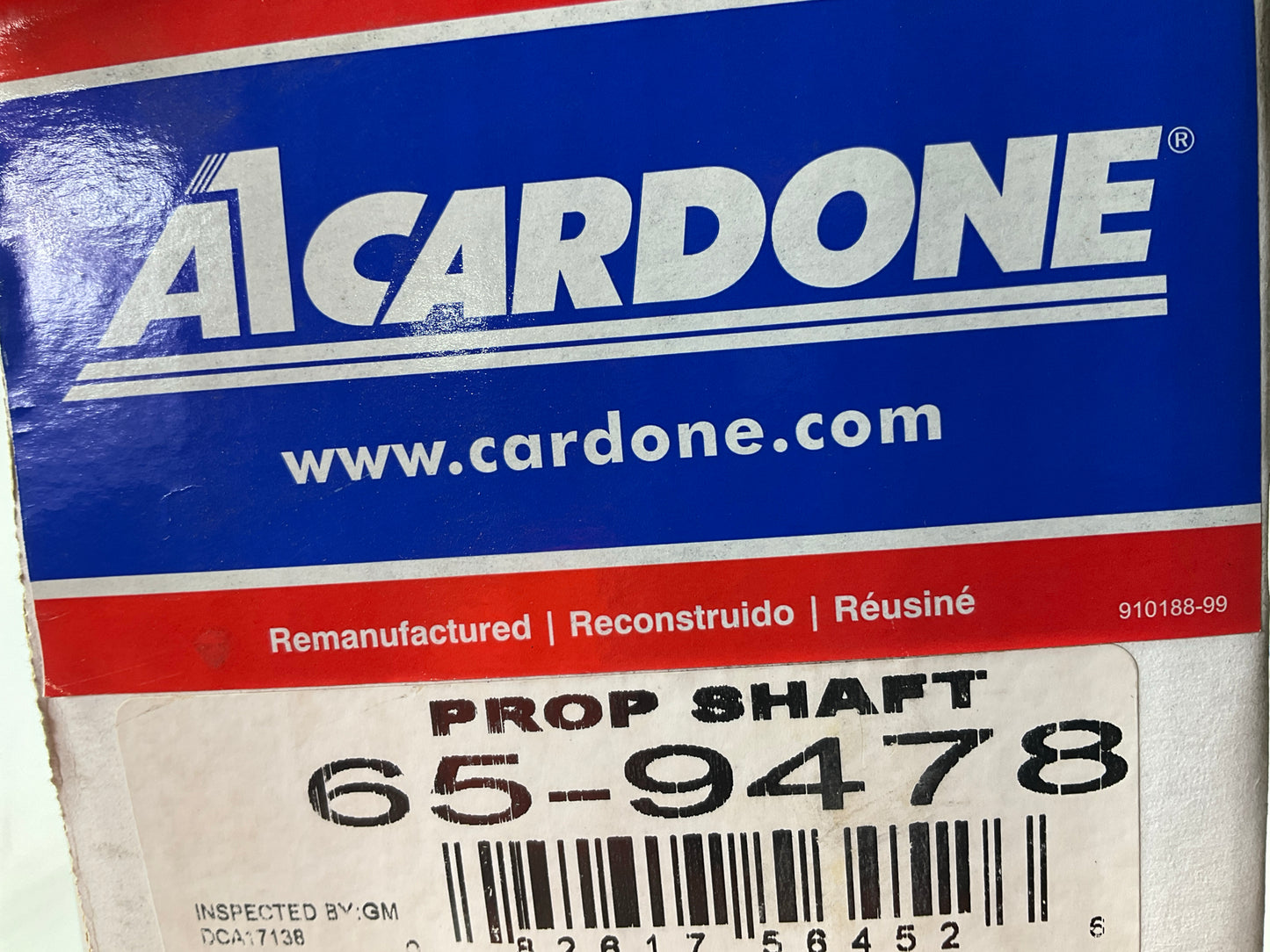 Cardone 65-9478 Front Prop Shaft Driveshaft  For 1990-1997 Nissan D21 Pickup M/T