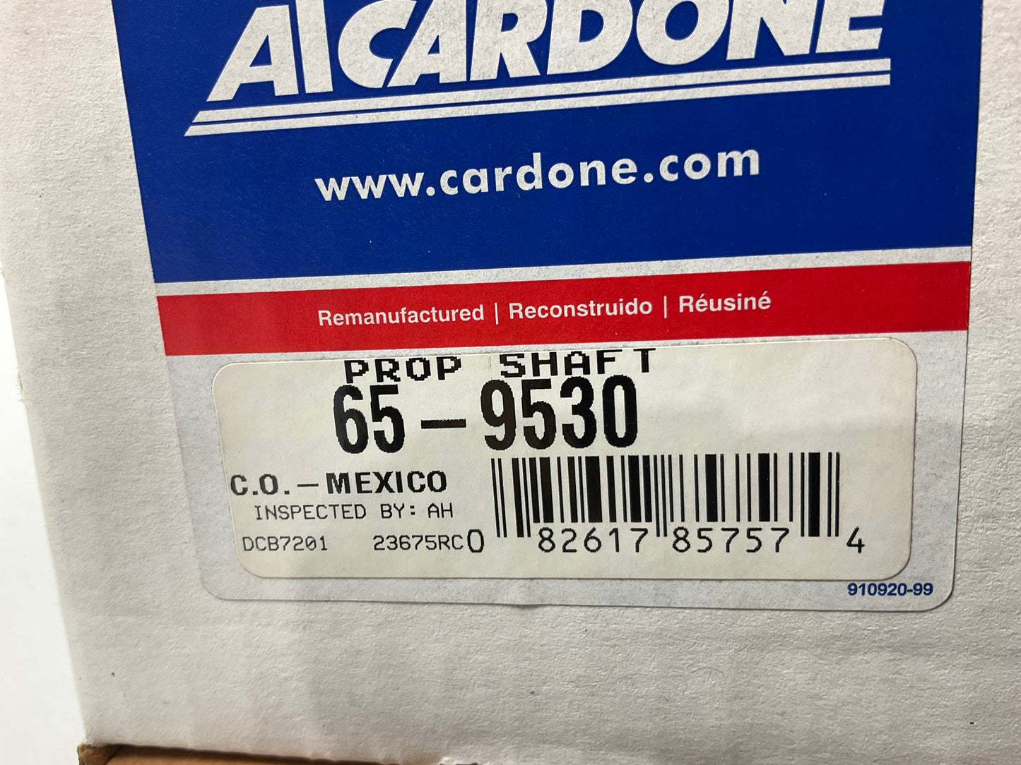 REMAN Cardone 65-9530 Front Driveshaft Prop Shaft 03-06 Suburban 1500, Yukon XL