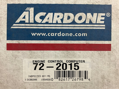REMAN Cardone 72-2015 Engine Control Computer ECM ECU - 1990 Honda Accord 2.2L