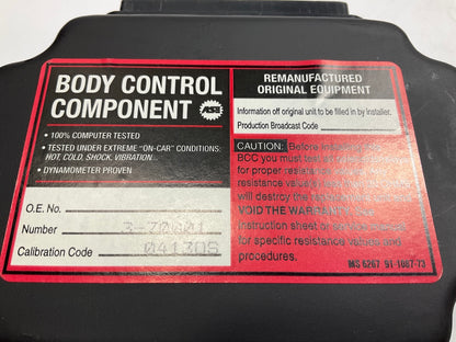 REMAN. Cardone 73-70001 Relay Control Module RCM - 1987-1988 Ford Taurus 2.5L