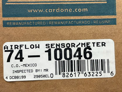 REMAN. Cardone 74-10046 MAF Mass Air Flow Sensor For Nissan 1.6L DOHC FWD