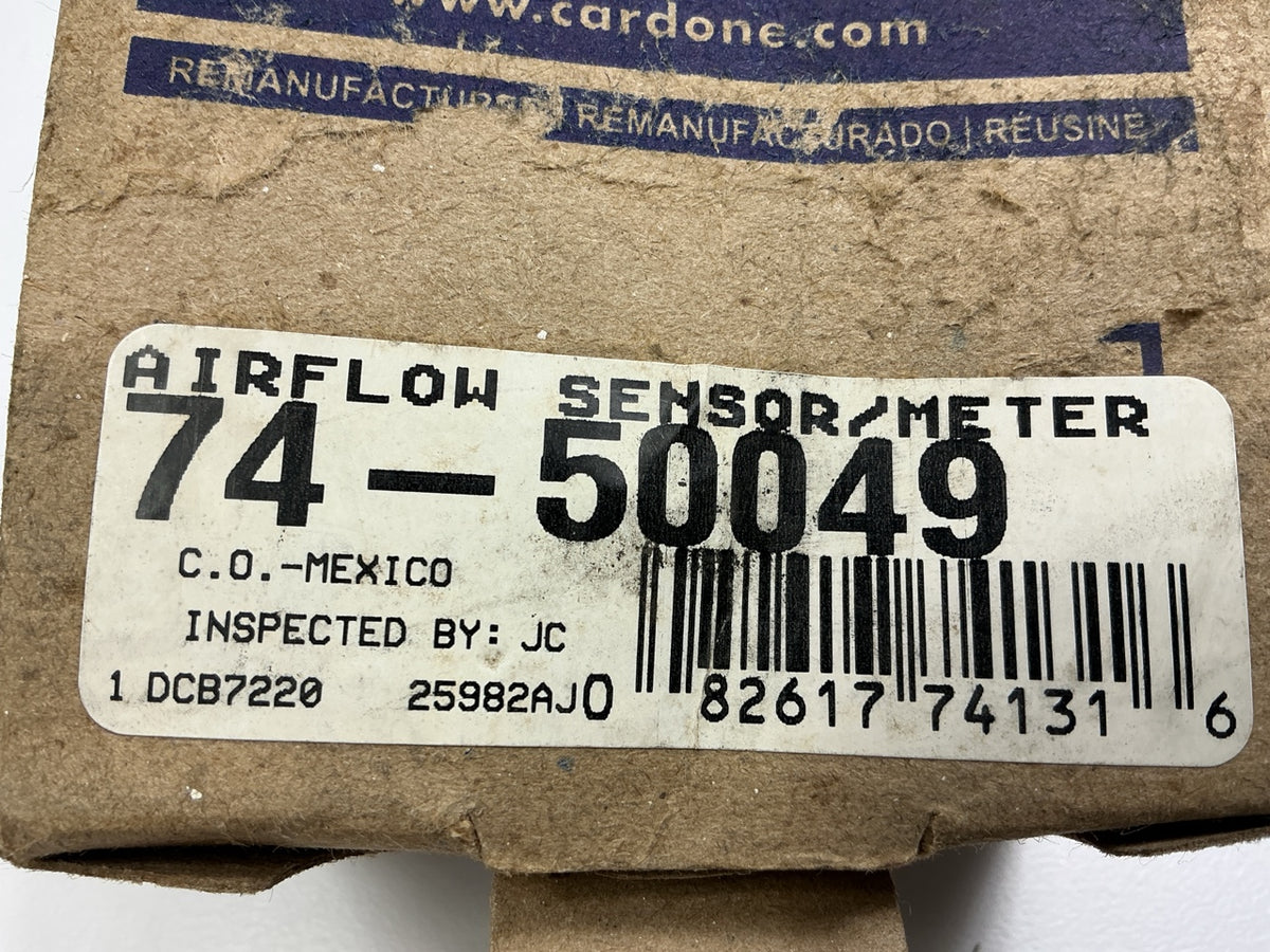 REMAN. Cardone 74-50049 MAF Mass Air Flow Sensor