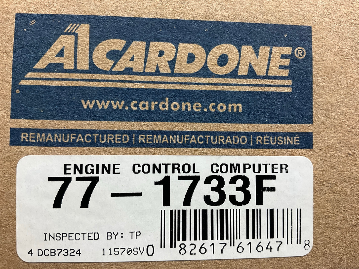 REMAN. Cardone 77-1733F Engine Control Computer Module ECM - 1999 Alero 3.4L V6