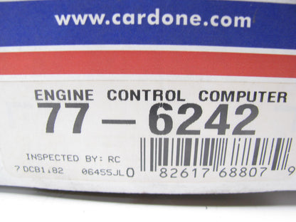 REMAN Cardone 77-6242 Engine Control Computer Module - REQUIRES VIN PROGRAMMING