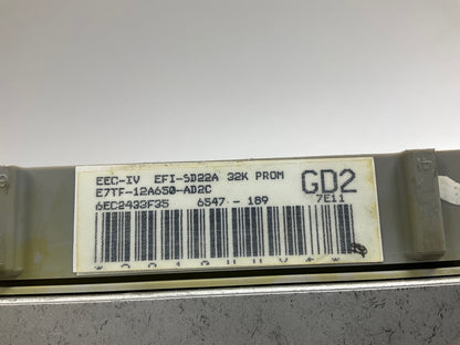 REMAN Cardone 78-4444 Engine Control Computer Module ECM - 1987 Ford 300 4.9L I6