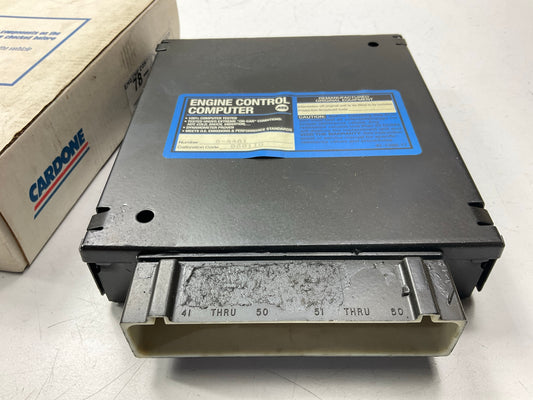 REMAN. Cardone 78-4481 Engine Computer Module ECM ECU 1984-1987 Ford 300 4.9L I6