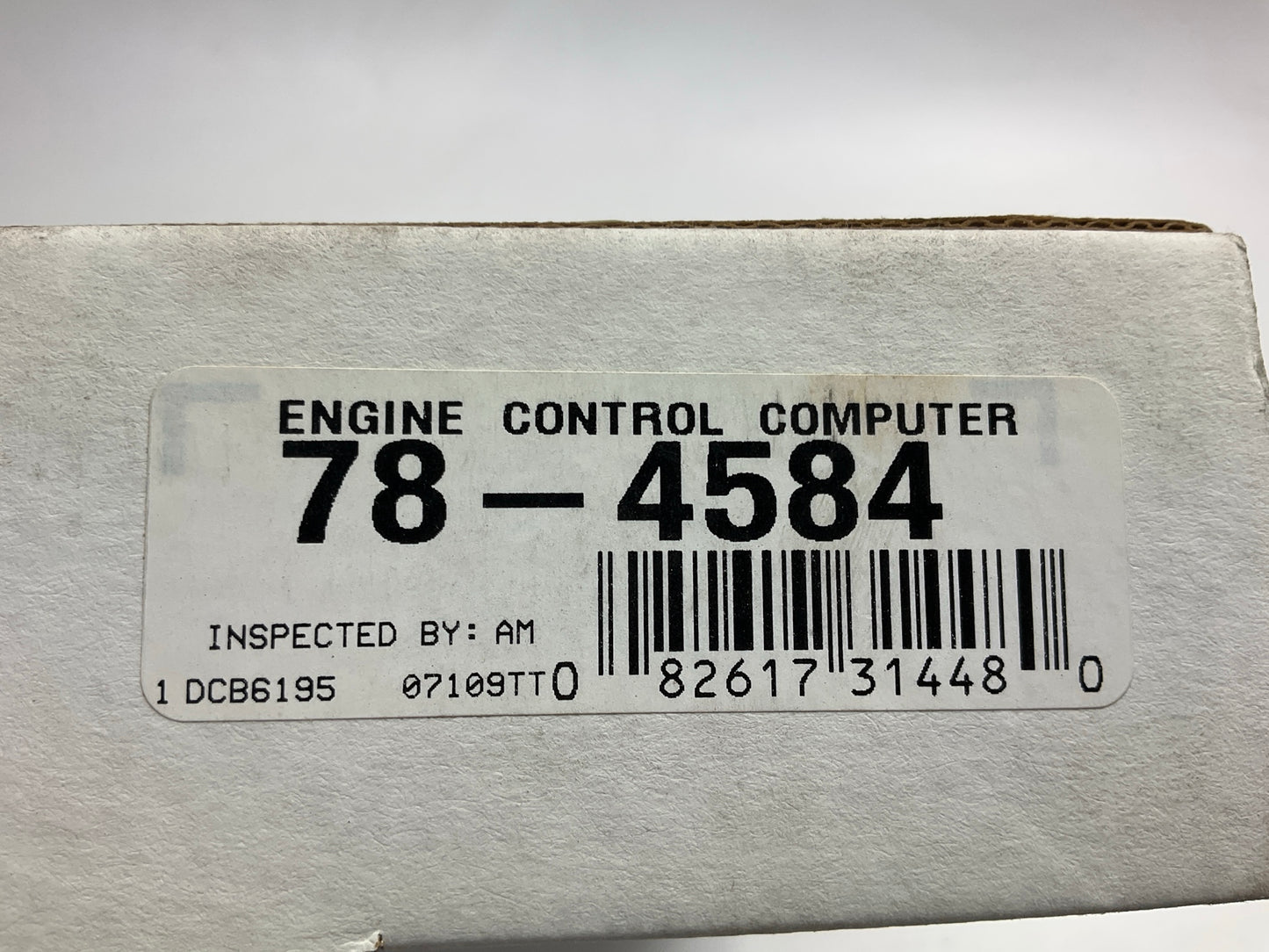 REMAN. Cardone 78-4584 Engine Control Computer ECM ECU 84-86 Mustang 3.8L CALIF.