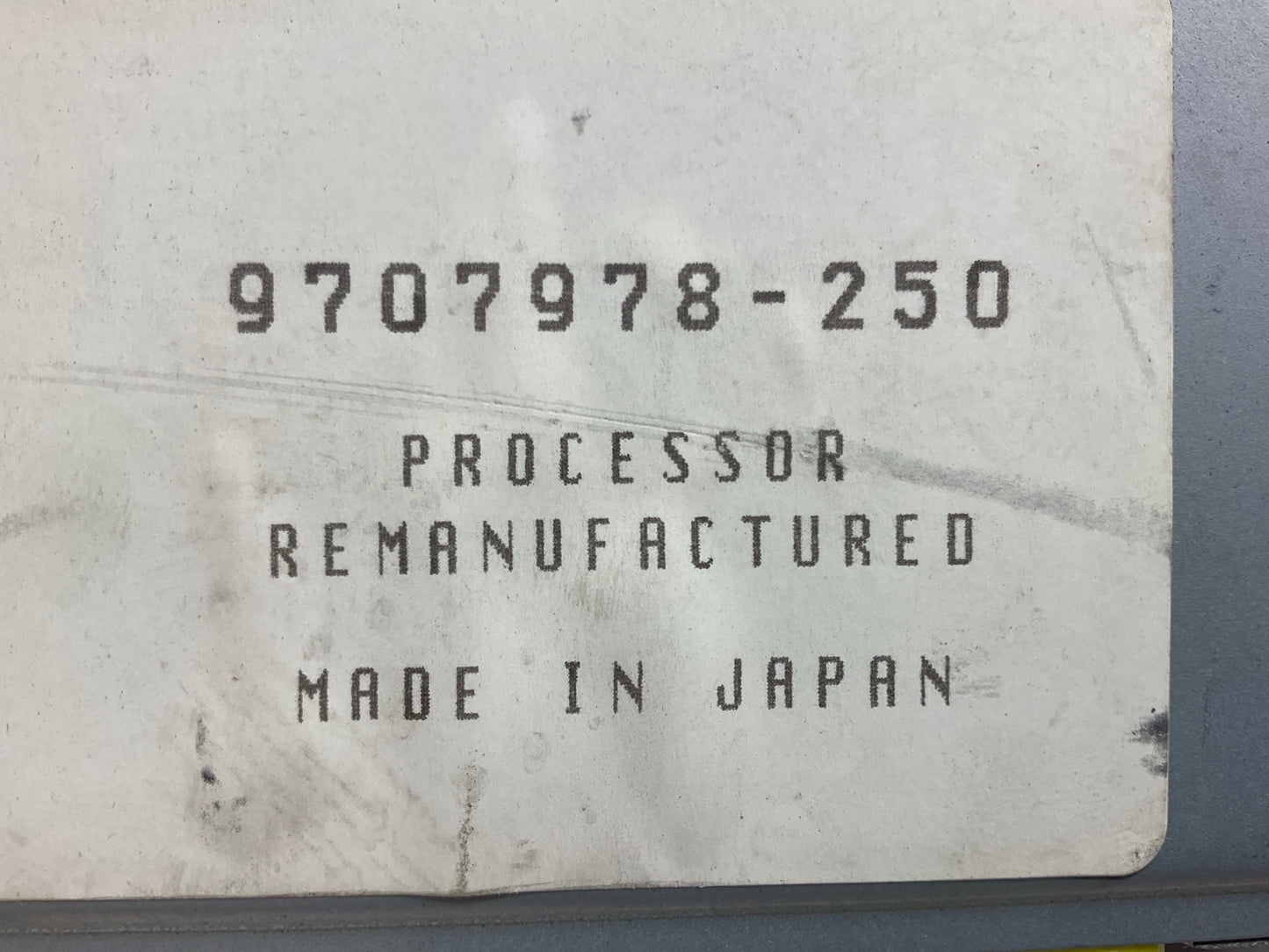 REMAN. Cardone 78-5687 Engine Control Computer Module 90-92 Probe 2.2L Manual T.