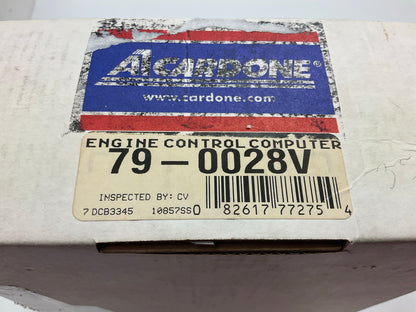 REMAN. Cardone 79-0028V Engine Control Module For 1999 Ram 1500 3.9L-V6, MANUAL
